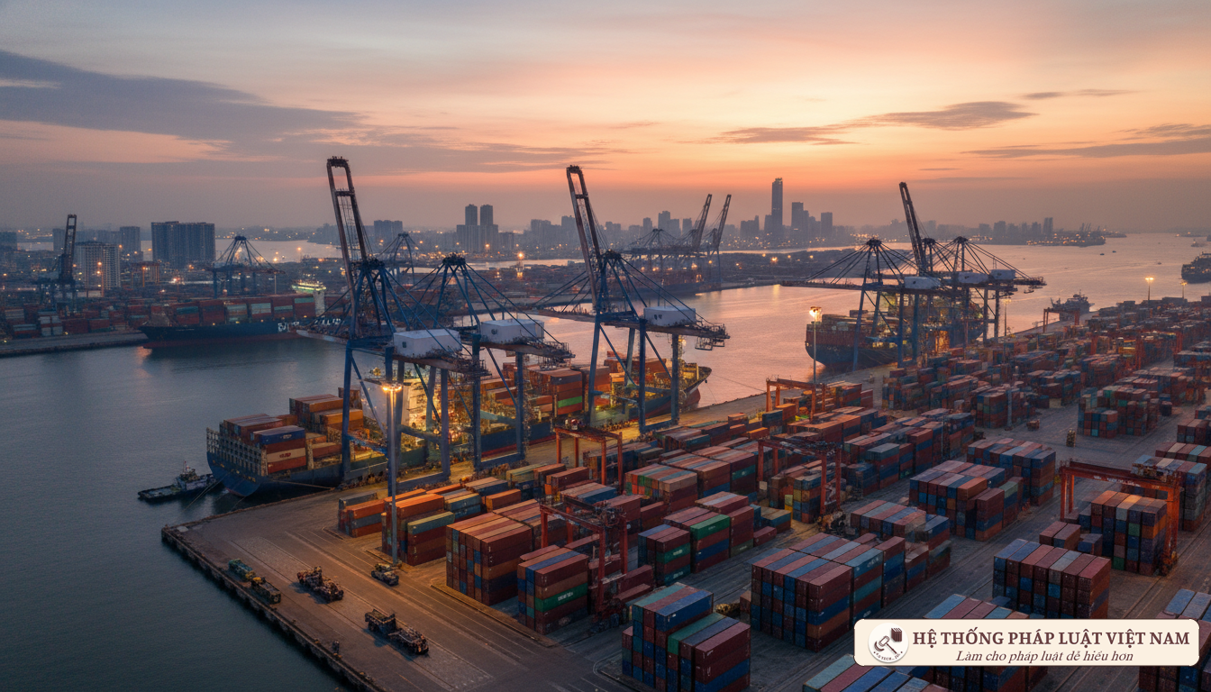 Cảng biển quốc tế và hoạt động logistics tại Việt Nam