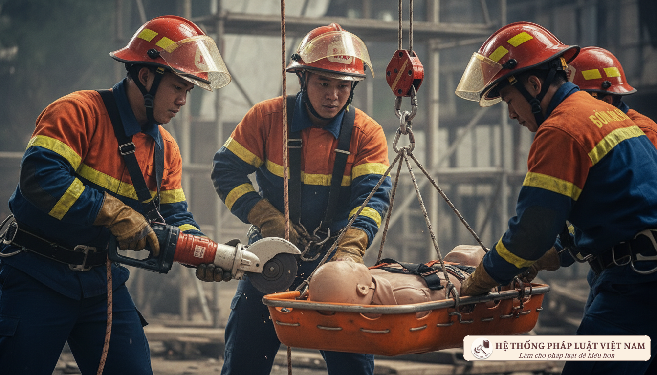 Thực hành kỹ thuật cứu nạn cứu hộ Thực hành kỹ thuật cứu nạn cứu hộ