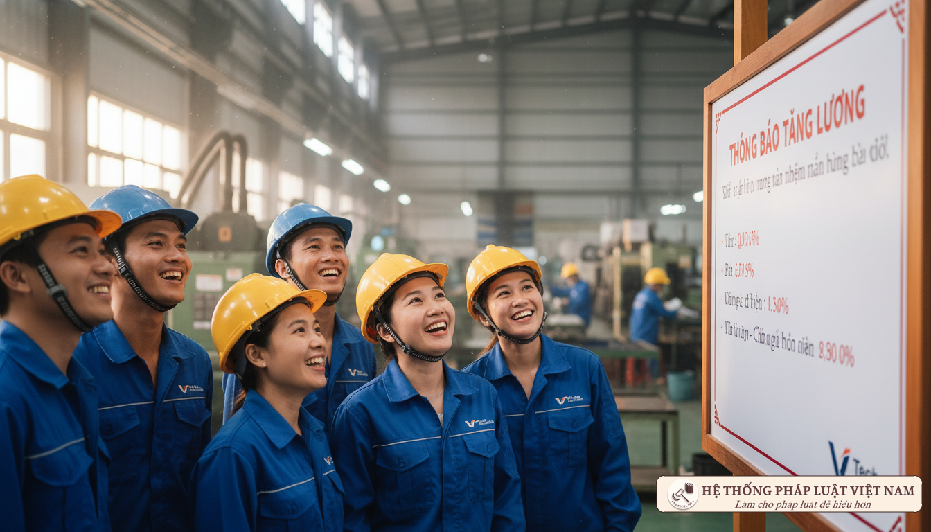 Người lao động quan tâm đến chính sách tiền lương 2023
