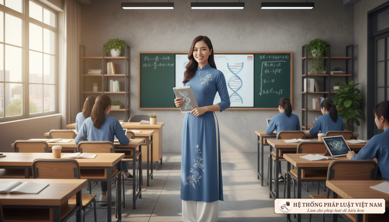 Lương giáo viên THPT 2026: Hệ số đặc thù 1,15 giúp thu nhập tăng vọt?
