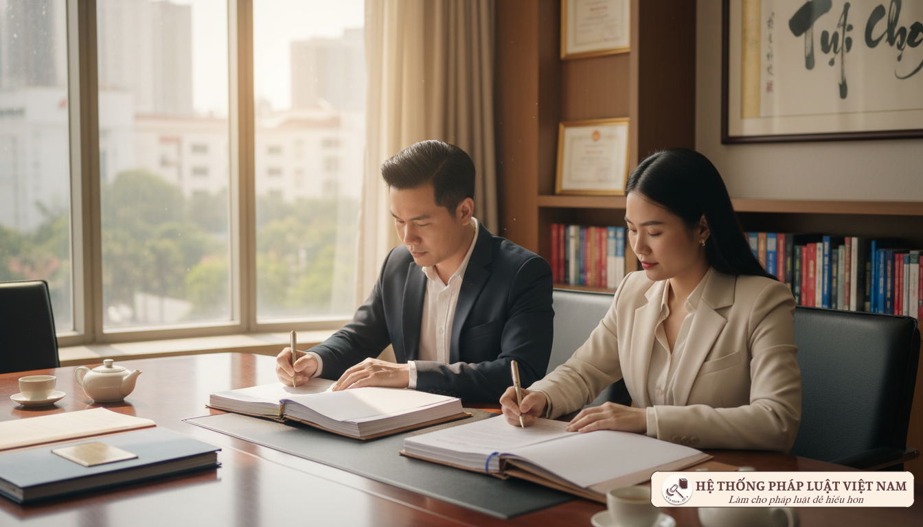Ký đơn ly hôn thuận tình năm 2021
