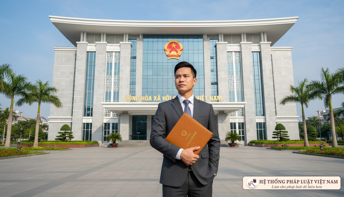 Người dân làm thủ tục tại Tòa án nhân dân