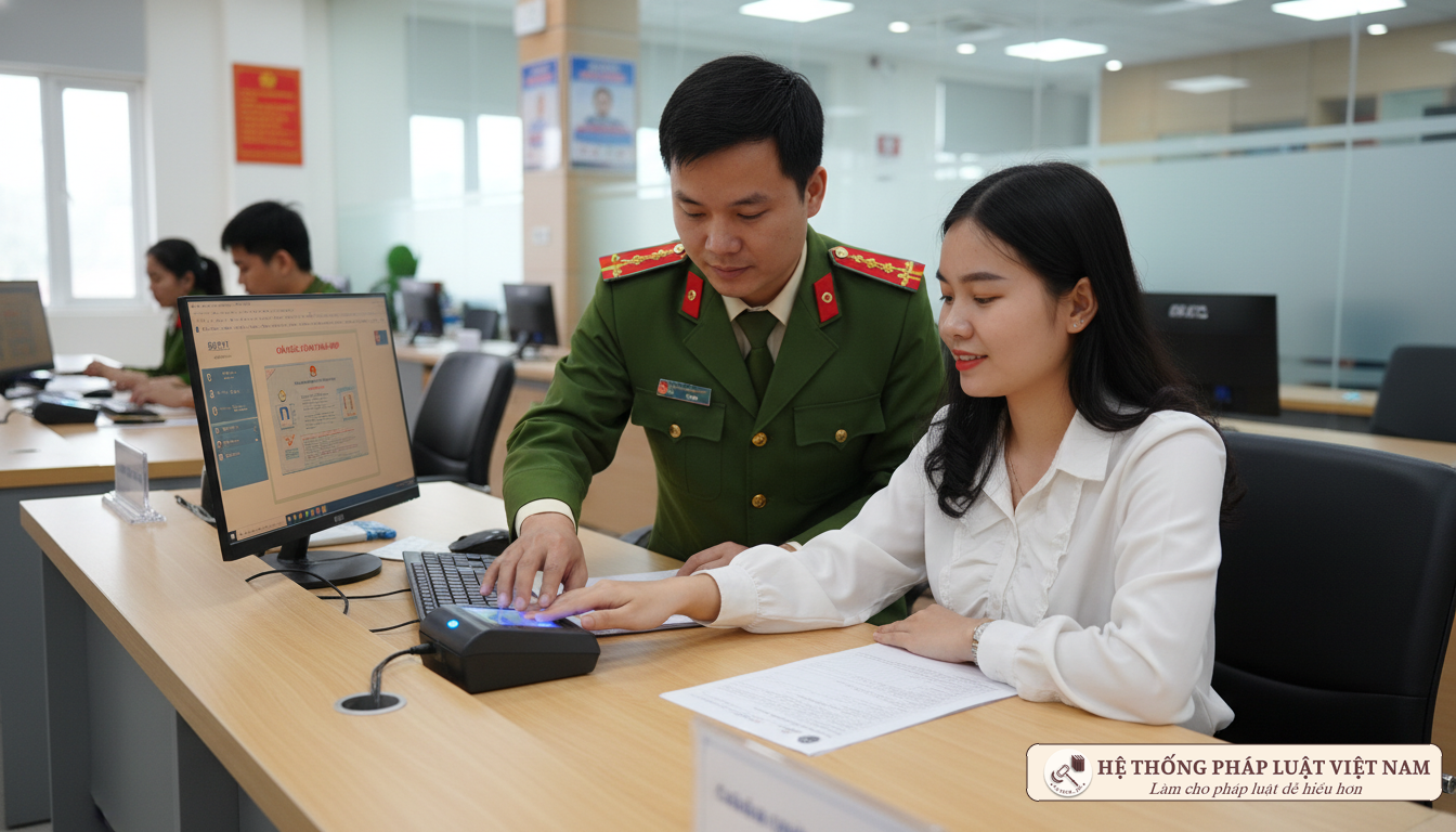 Thủ tục cấp đổi CCCD gắn chip năm 2021