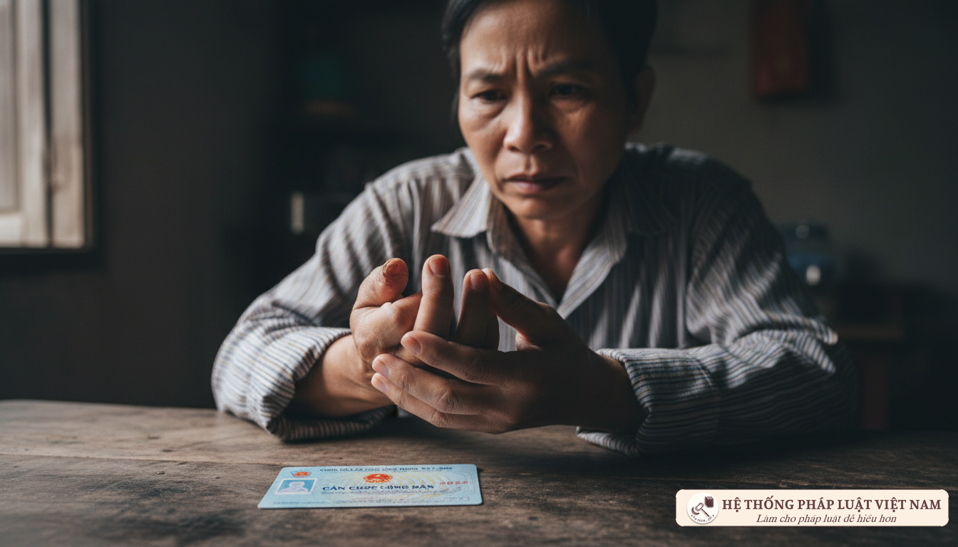 Người dân lo lắng về việc mất ngón tay ảnh hưởng đến thẻ CCCD