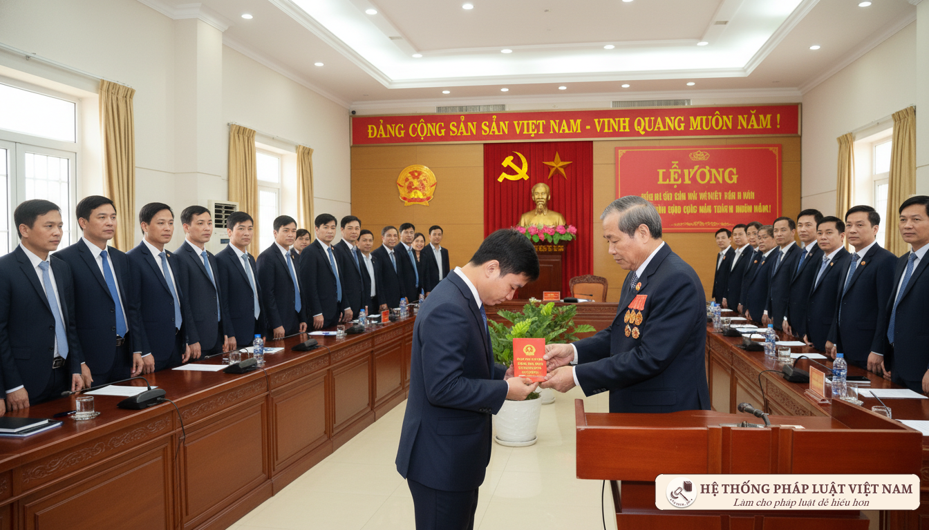 Lễ trao thẻ Đảng viên
