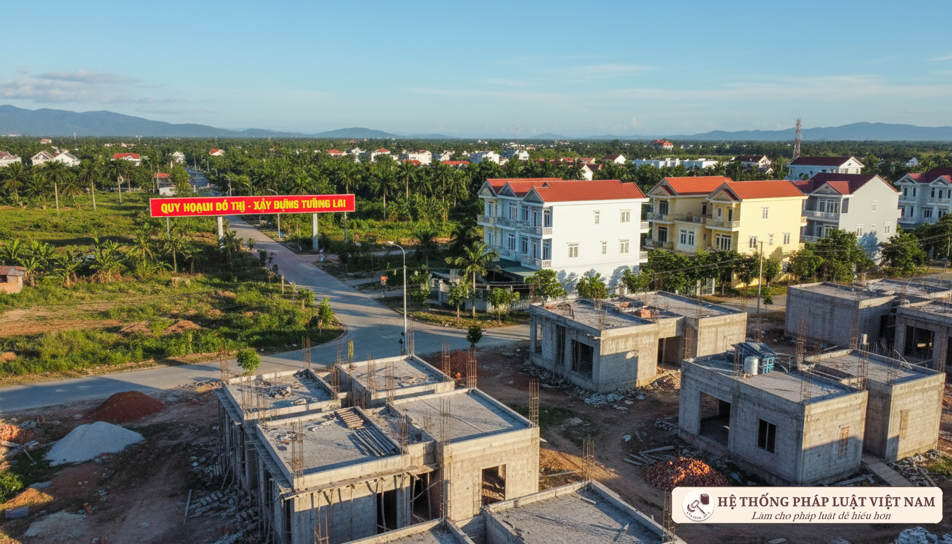 Khu dân cư trong diện quy hoạch đô thị tại Việt Nam