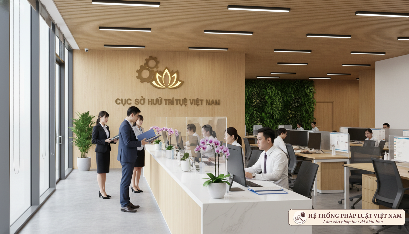Thủ tục nộp hồ sơ tại Cục Sở hữu trí tuệ Văn phòng Cục Sở hữu trí tuệ hiện đại