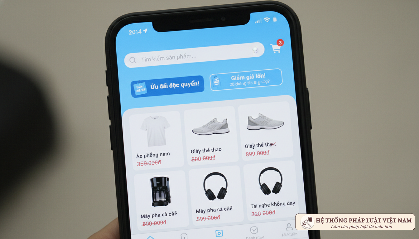 Giao diện ứng dụng di động thương mại điện tử năm 2019