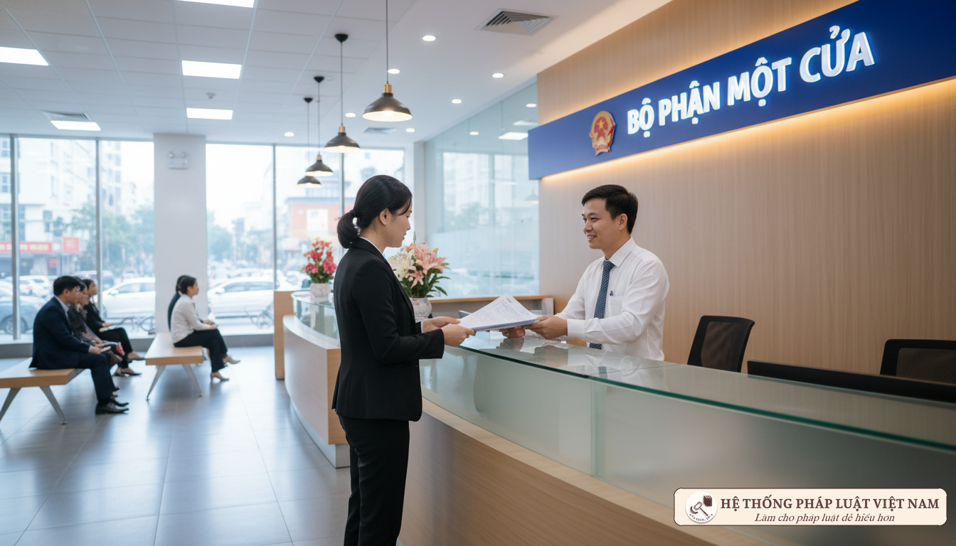 Thủ tục hành chính thuế tại bộ phận một cửa