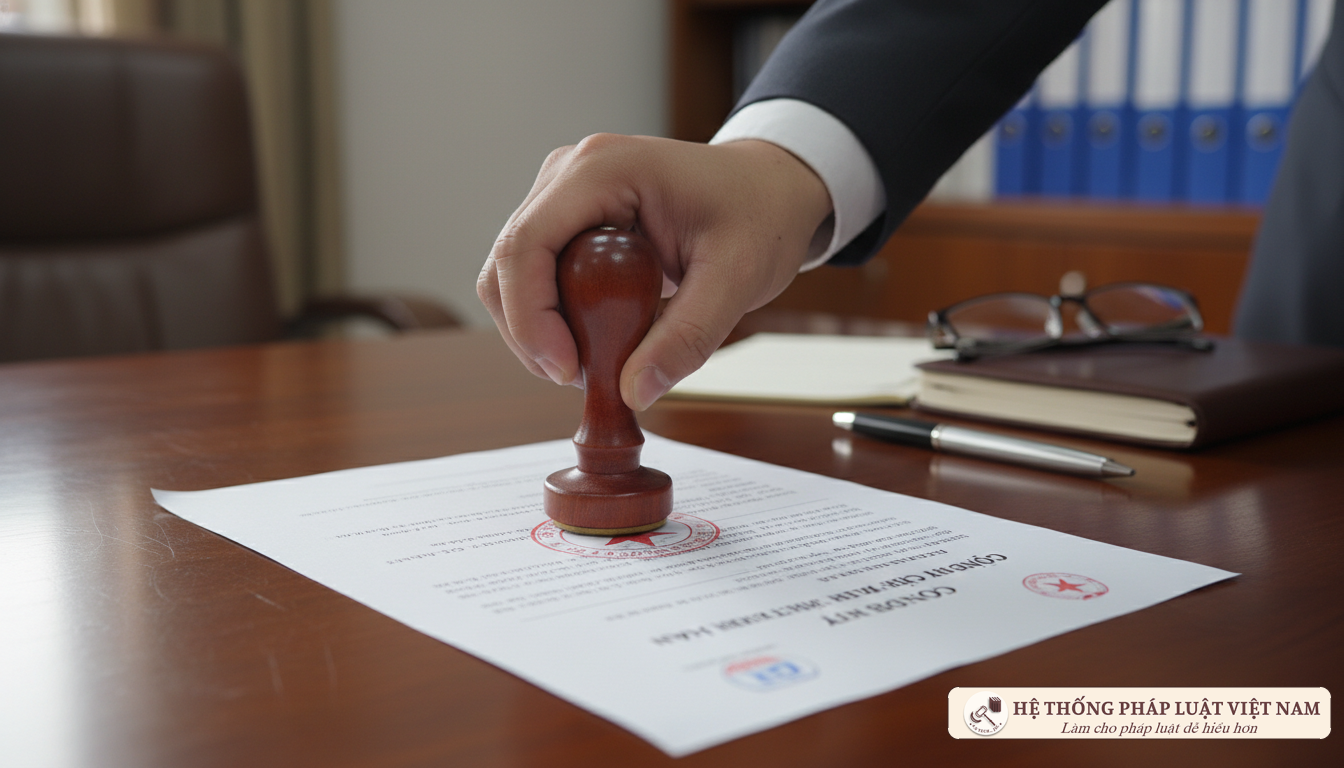 Thủ tục trả con dấu tại cơ quan Công an