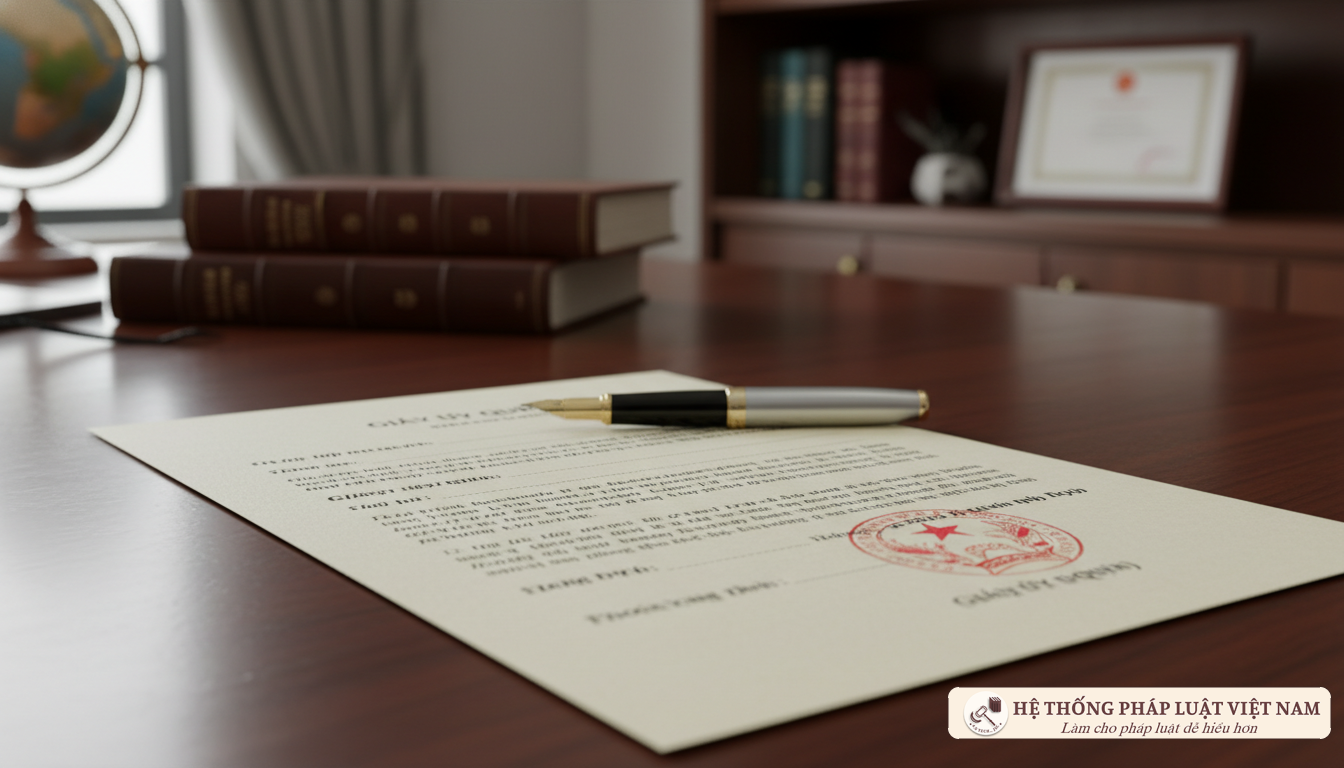 Mẫu Giấy ủy quyền đăng ký website thương mại điện tử