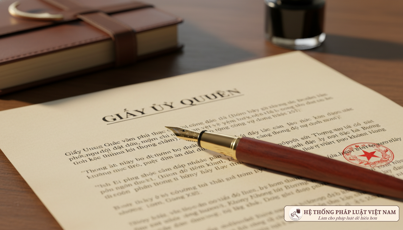 Mẫu Giấy ủy quyền đăng ký mạng xã hội