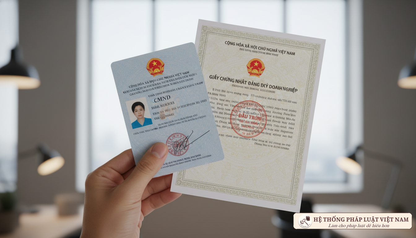 Giấy tờ đăng ký doanh nghiệp và CMND