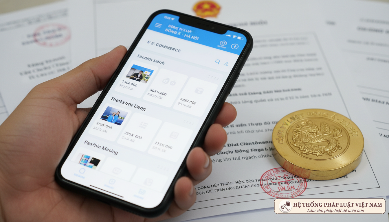Cập nhật thông tin ứng dụng thương mại điện tử trên di động