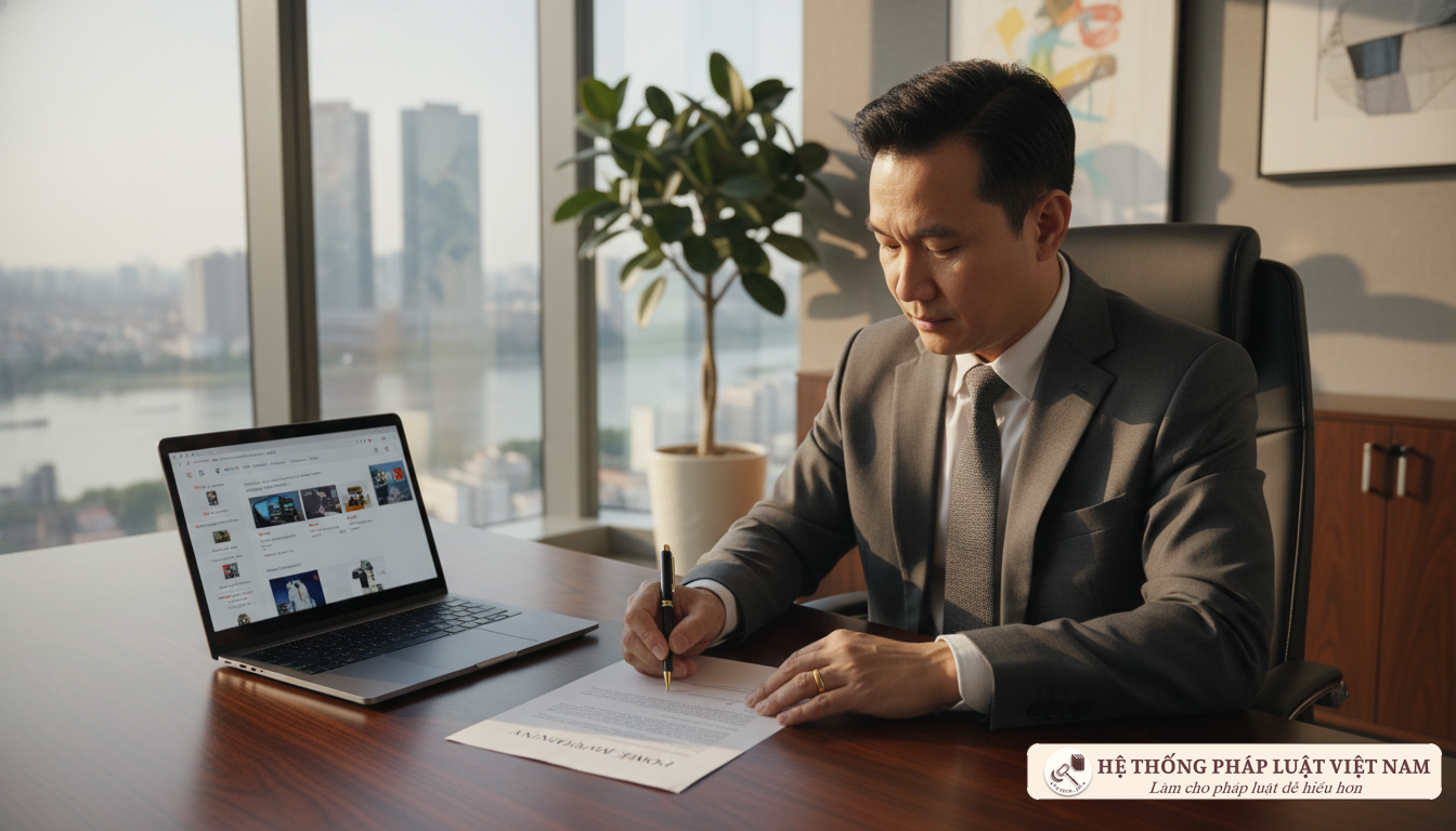 Mẫu Giấy ủy quyền thay đổi thông tin Website Thương mại điện tử mới nhất