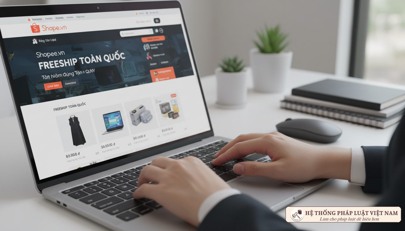 Giao diện website thương mại điện tử cần cập nhật thông tin