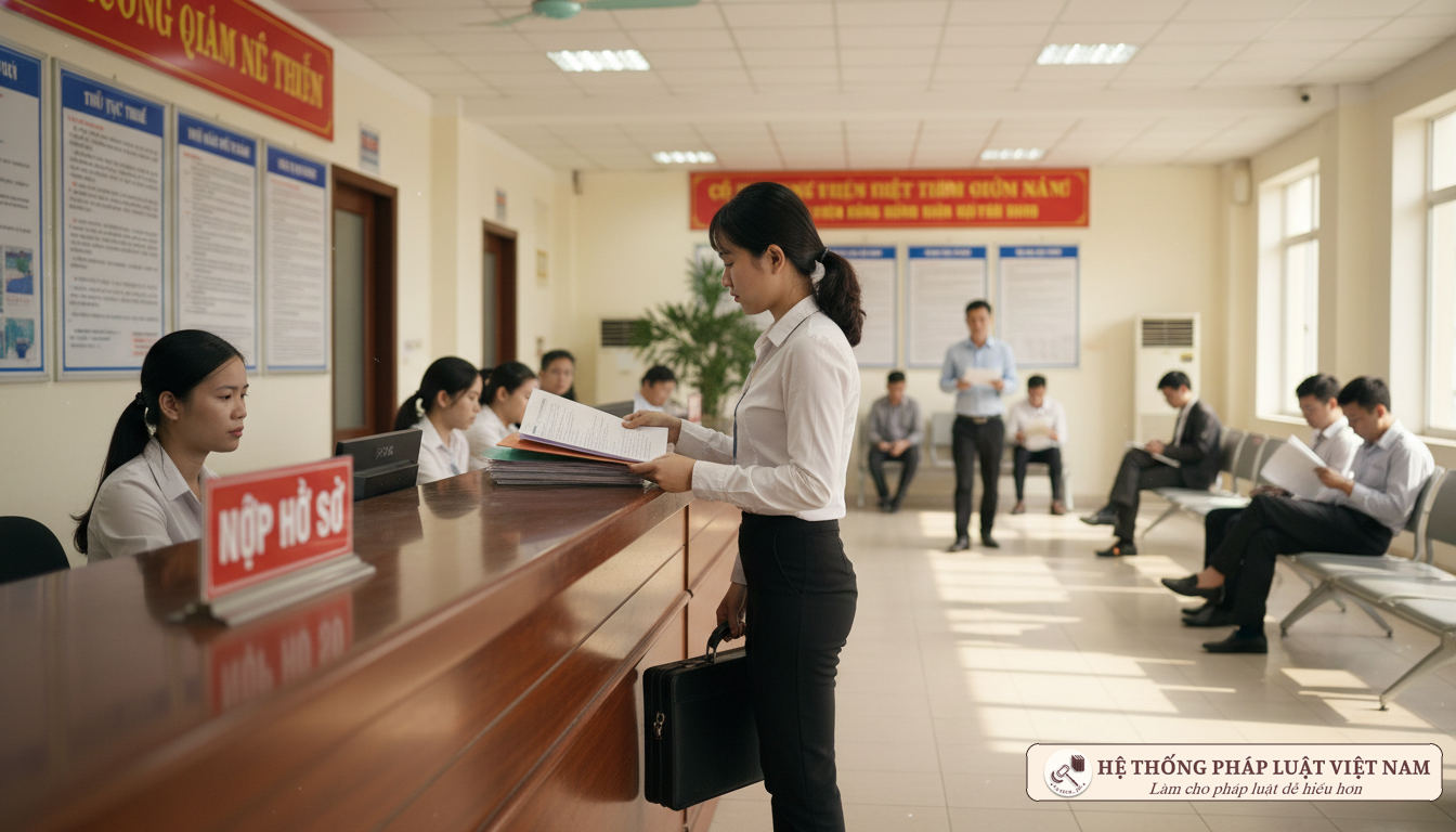 Thủ tục nộp hồ sơ tại cơ quan thuế