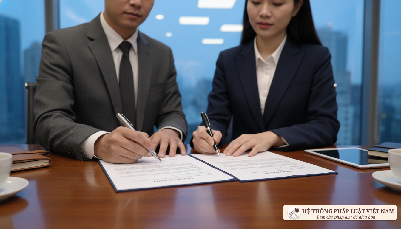 Ký kết hợp đồng sử dụng tác phẩm biểu diễn