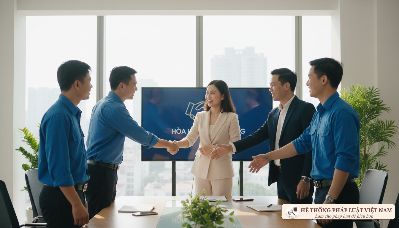 Người lao động và chủ doanh nghiệp bắt tay đồng thuận