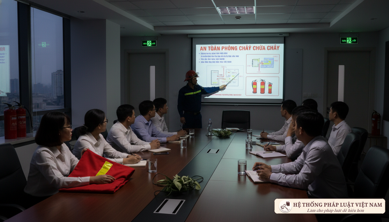 Huấn luyện PCCC tại doanh nghiệp