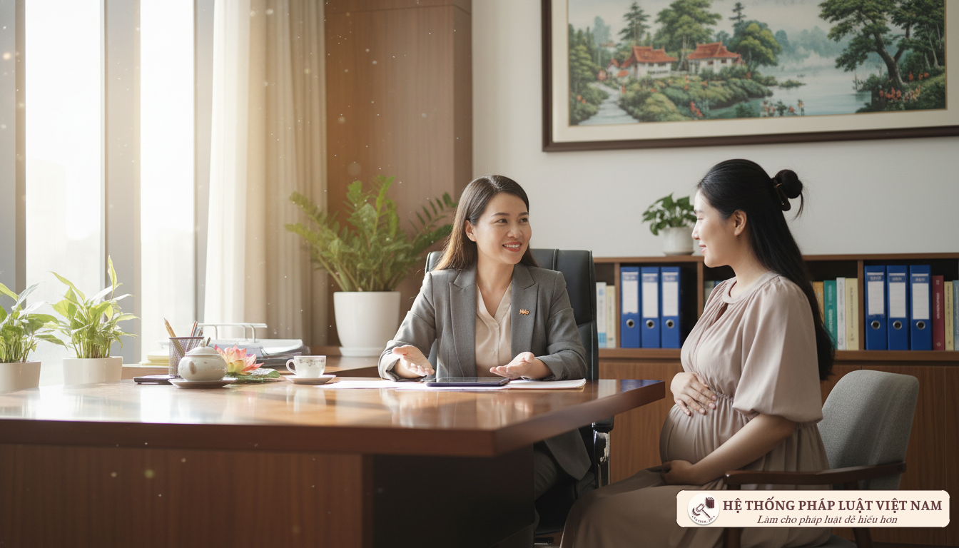 Tư vấn pháp luật lao động cho phụ nữ mang thai