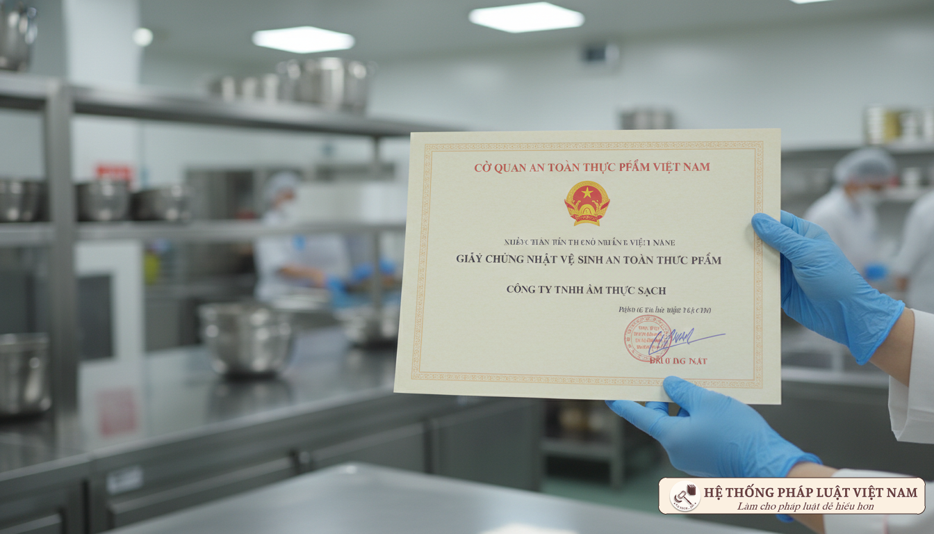 Giấy chứng nhận an toàn thực phẩm