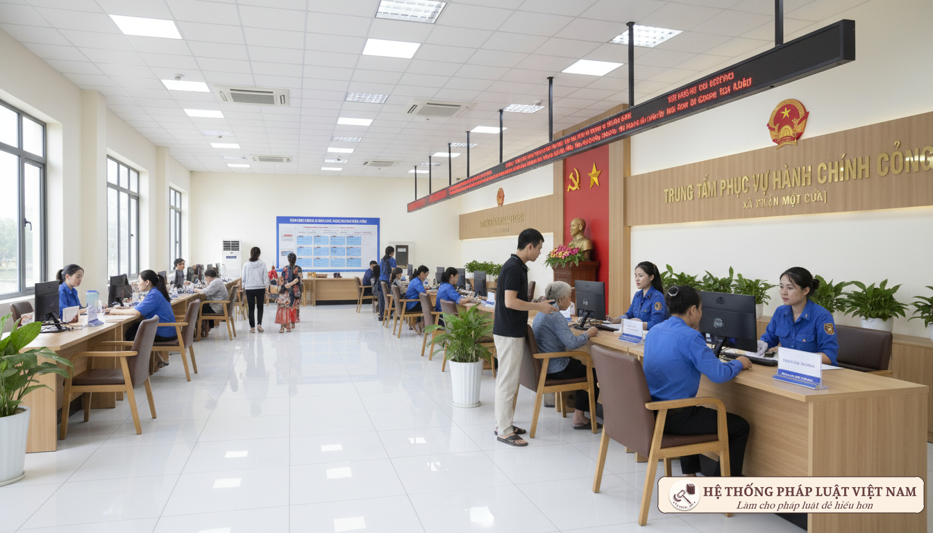 Bộ phận một cửa cấp xã trong mô hình chính quyền mới