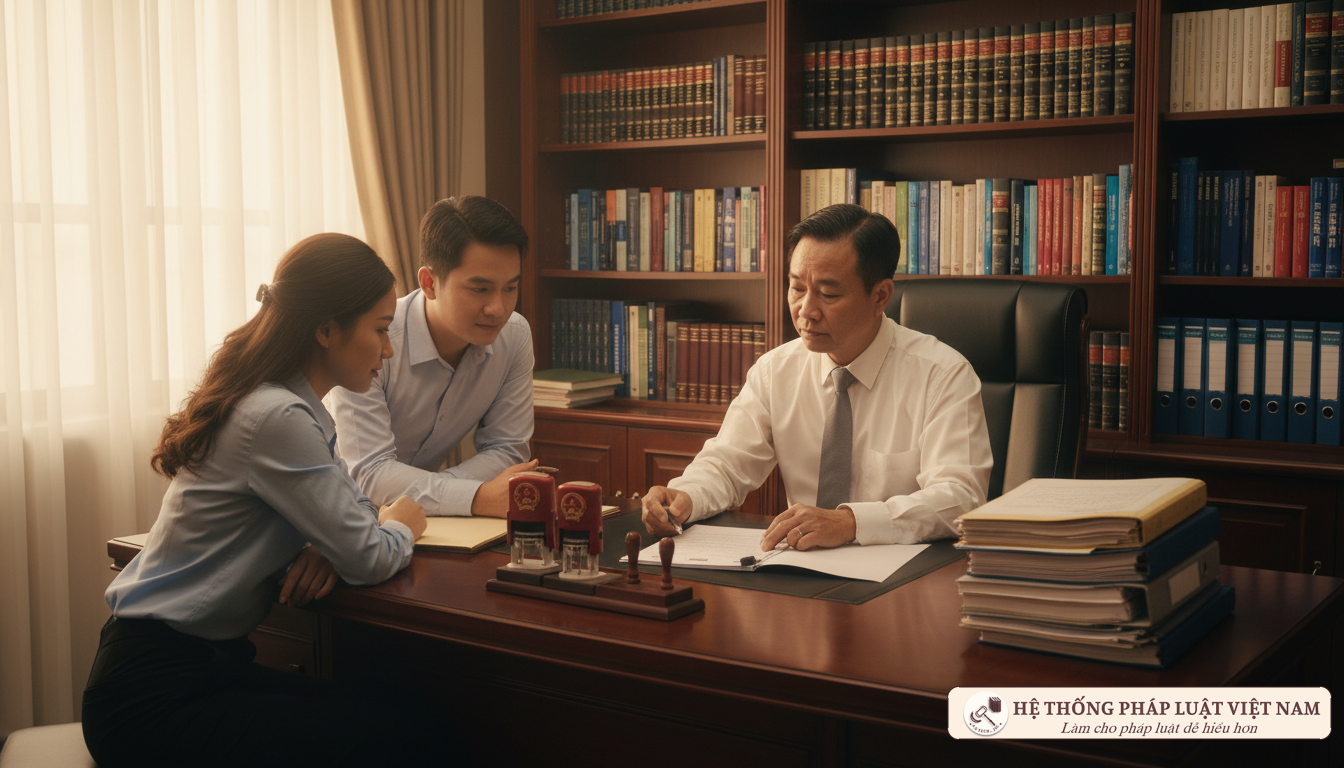 Văn phòng công chứng thực hiện thủ tục mua bán chung cư năm 2022