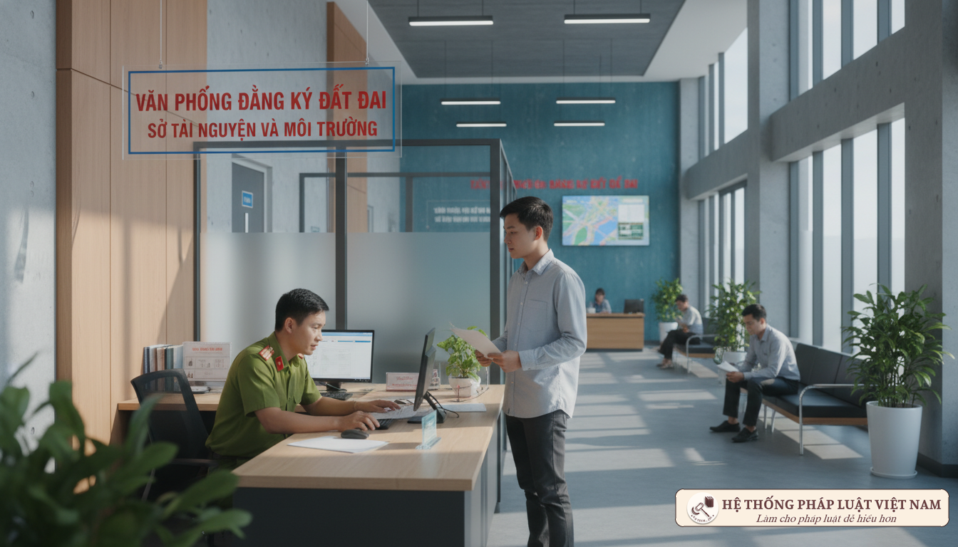 Thủ tục đăng ký đất đai tại cơ quan nhà nước