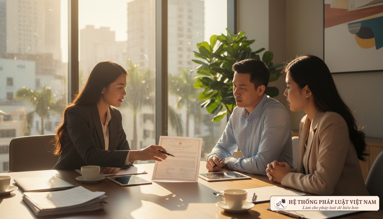 Tư vấn pháp luật đất đai sang tên sổ đỏ