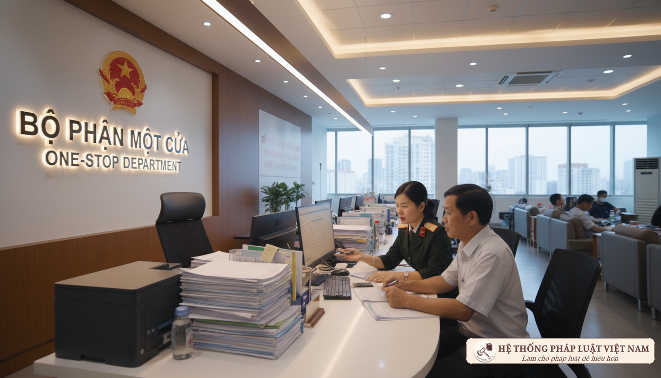 Cán bộ địa chính hướng dẫn thủ tục hợp thửa đất
