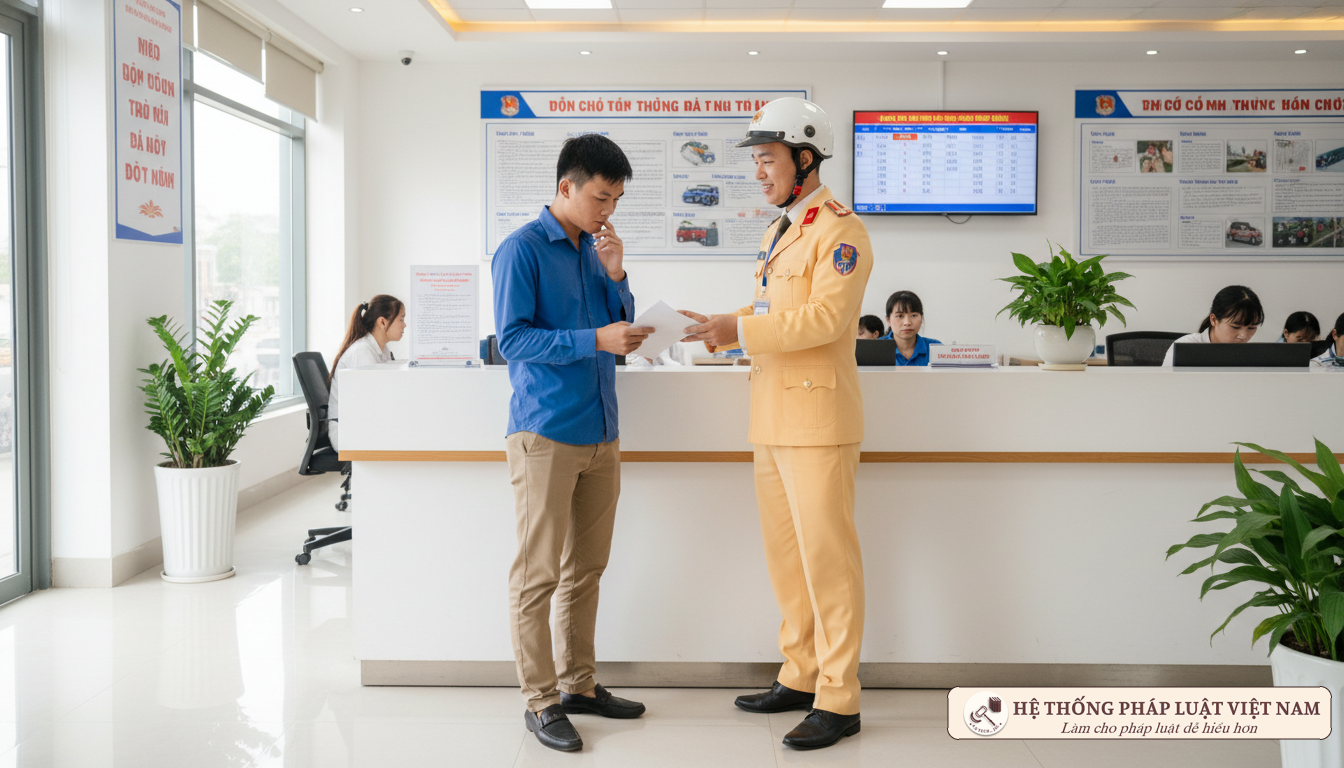 Thủ tục đổi biển số xe tại cơ quan công an