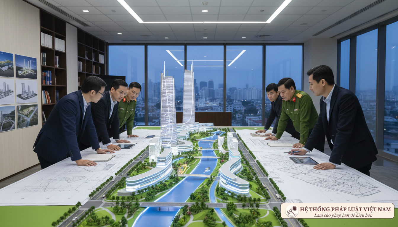 Mô hình quy hoạch đô thị và thảo luận chuyên môn