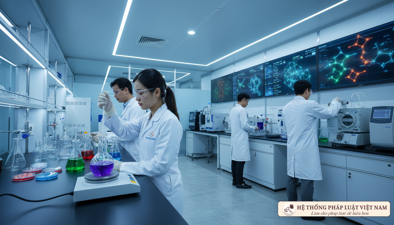 Phòng thí nghiệm hóa dược hiện đại