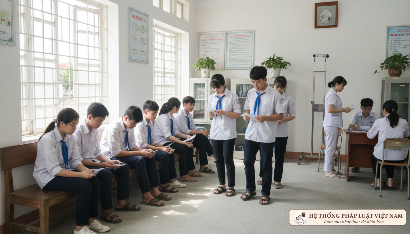 Khám sức khỏe cho học sinh tại Hà Nội