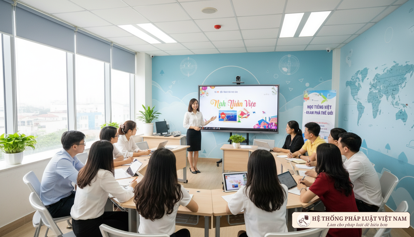 Mở trung tâm ngoại ngữ năm 2025: Hướng dẫn chi tiết điều kiện và thủ tục theo Nghị định 125/2024/NĐ-CP
