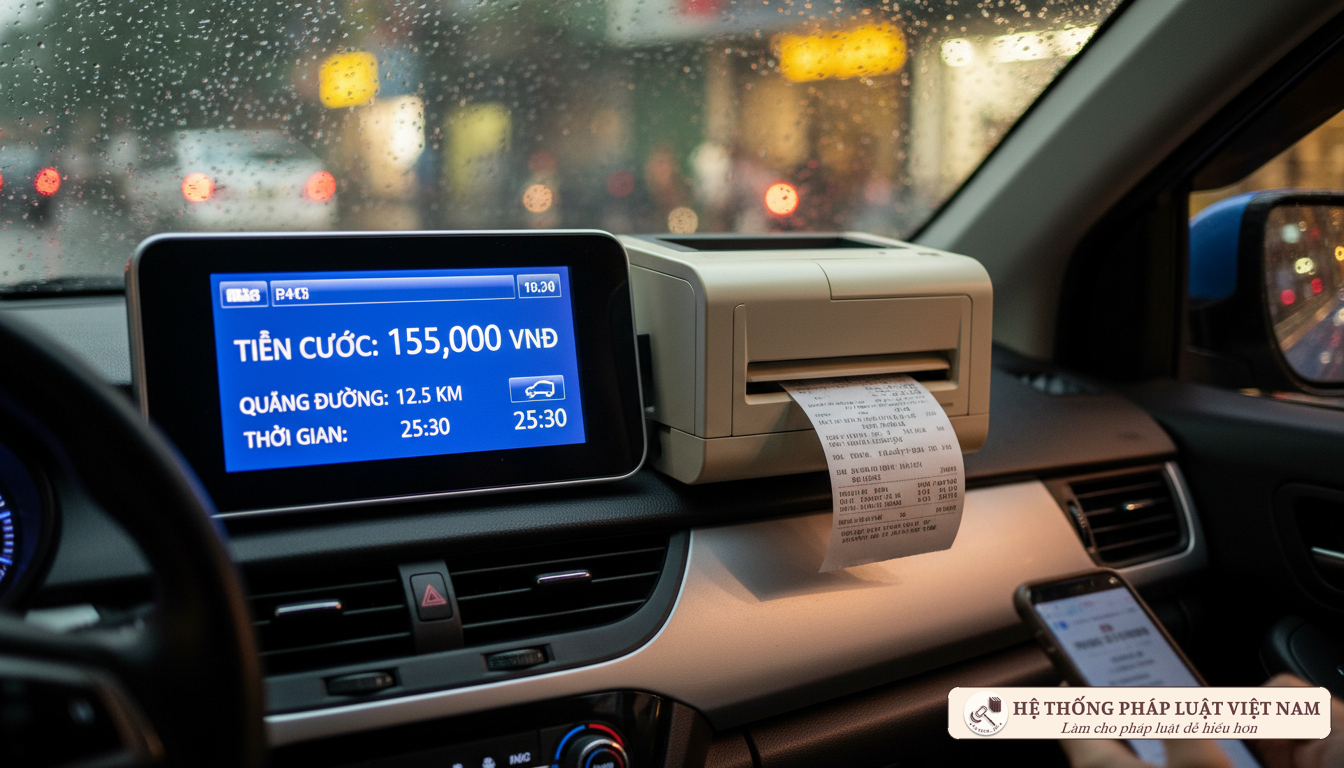 Taxi chính thức phải in hóa đơn cho khách: Bước tiến minh bạch từ Nghị định 86/2014/NĐ-CP

