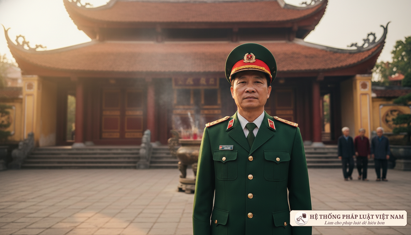 Sĩ quan nghỉ hưu được thăng quân hàm, nâng lương: Quy định mới nhất từ Nghị định 52/2025/NĐ-CP
