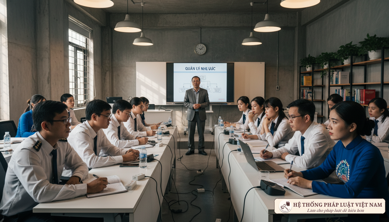 Lớp bồi dưỡng quản lý nhà nước cho công chức