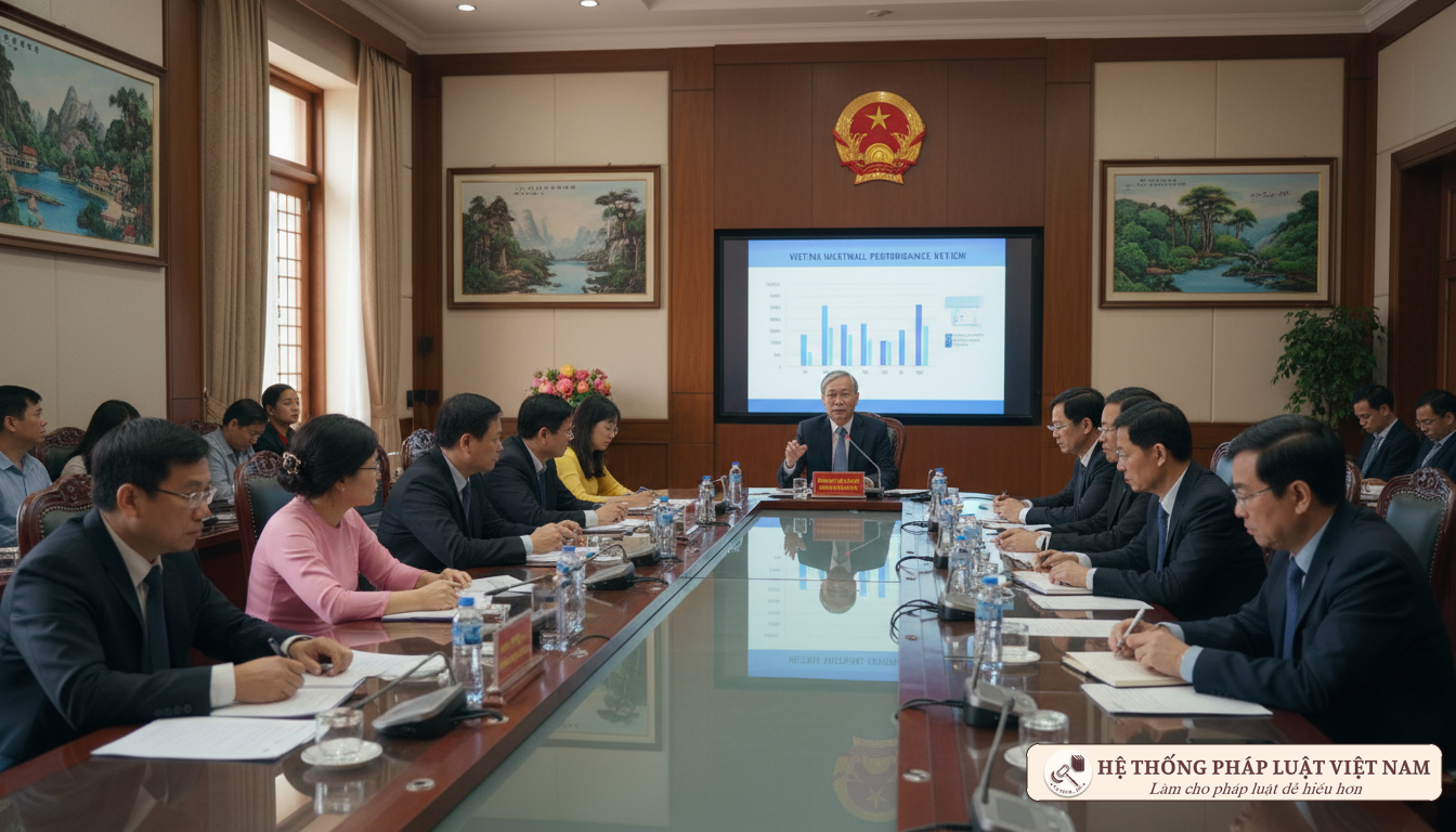 Họp bình xét thi đua khen thưởng công chức