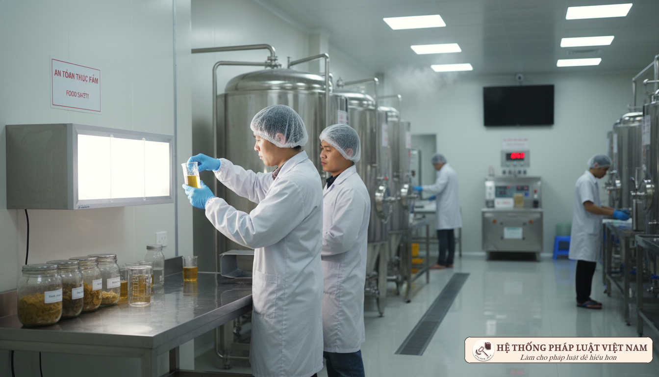 Quy trình sản xuất rượu nhẹ đảm bảo an toàn thực phẩm