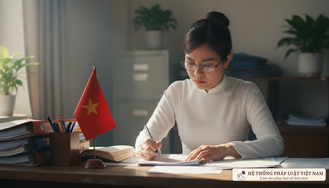 Cán bộ công chức xã thực hiện nhiệm vụ chuyên môn Cán bộ công chức xã làm việc tại văn phòng