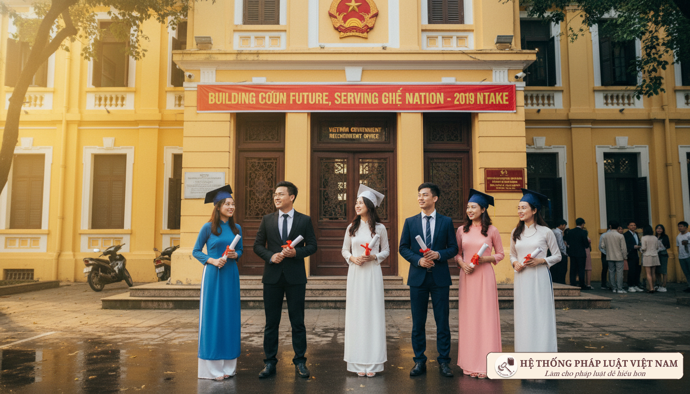Cử nhân tốt nghiệp đại học loại giỏi được tuyển thẳng công chức xã