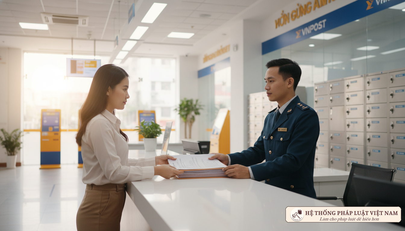 Nộp phạt vi phạm giao thông qua bưu điện