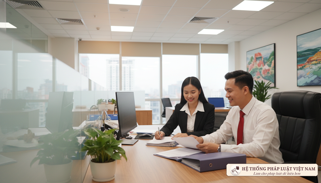 Cán bộ không chuyên trách cấp xã làm việc tại văn phòng