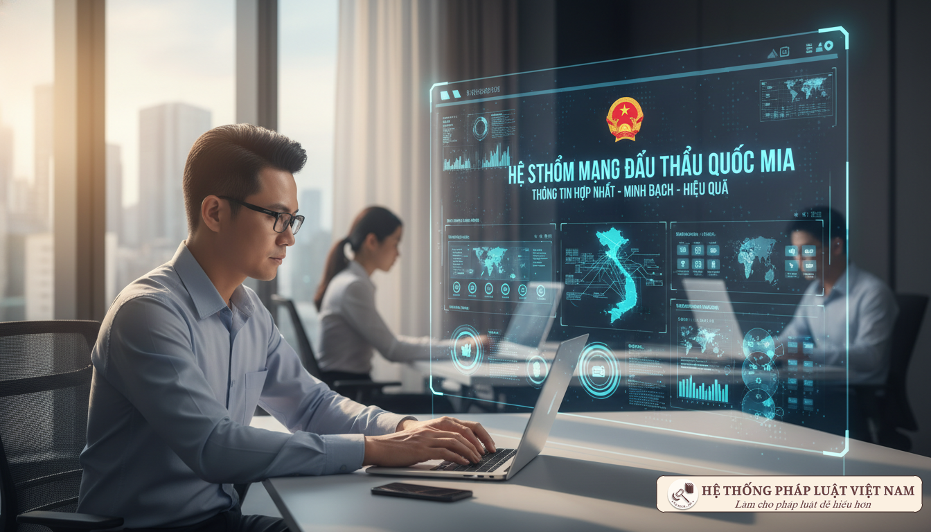 Hệ thống mạng đấu thầu quốc gia