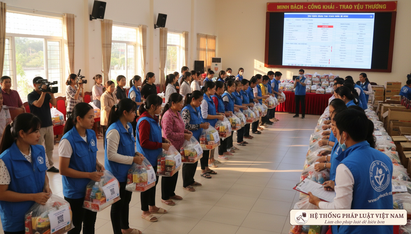 Hoạt động thiện nguyện minh bạch và tổ chức bài bản