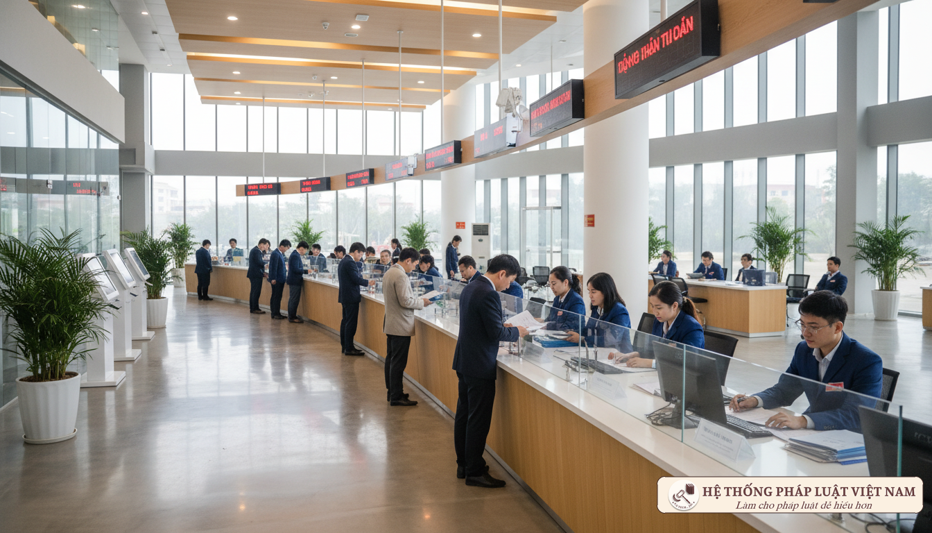 Giải quyết thủ tục hành chính tại Việt Nam Bộ phận một cửa giải quyết thủ tục hành chính
