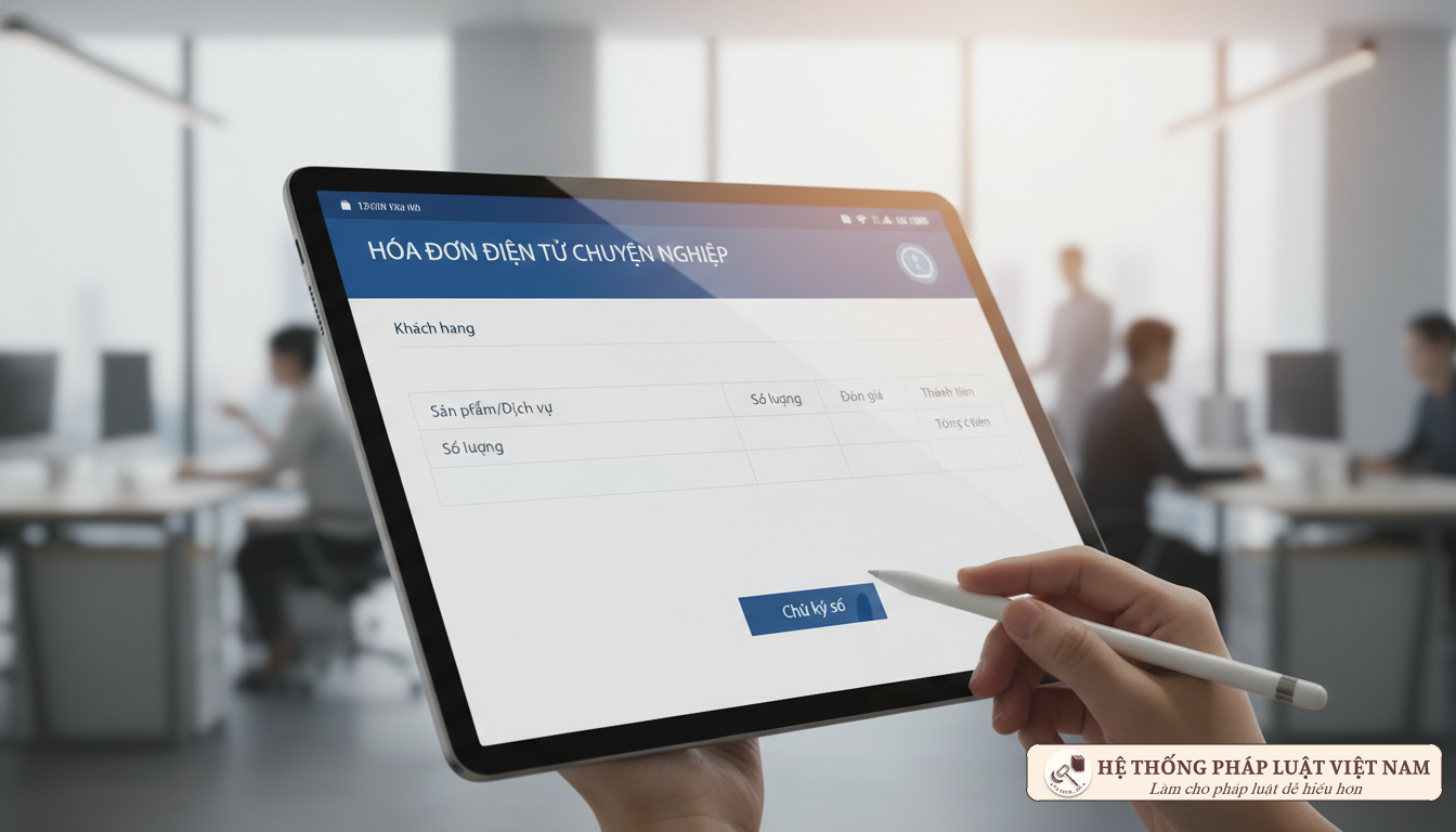 Giao diện hóa đơn điện tử theo Nghị định 123