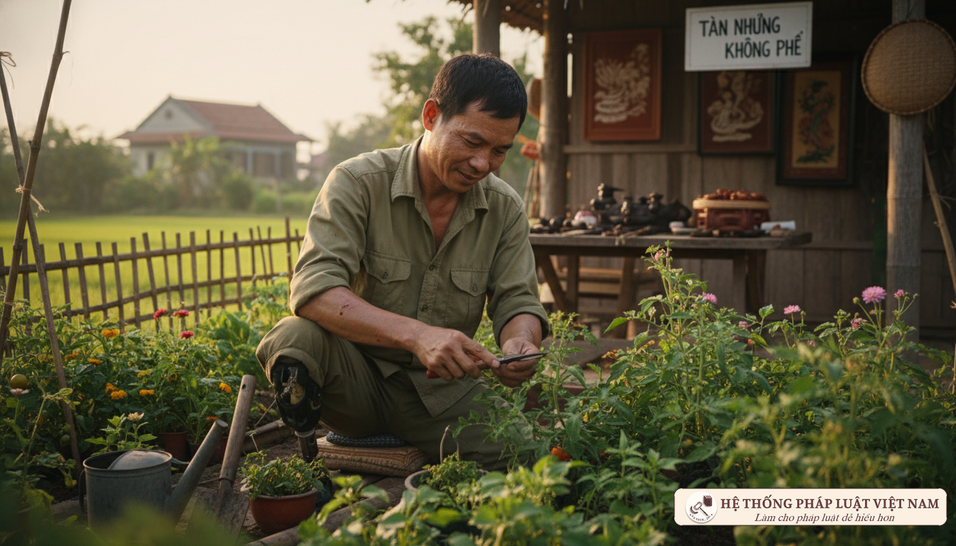 Thương binh phát triển kinh tế gia đình